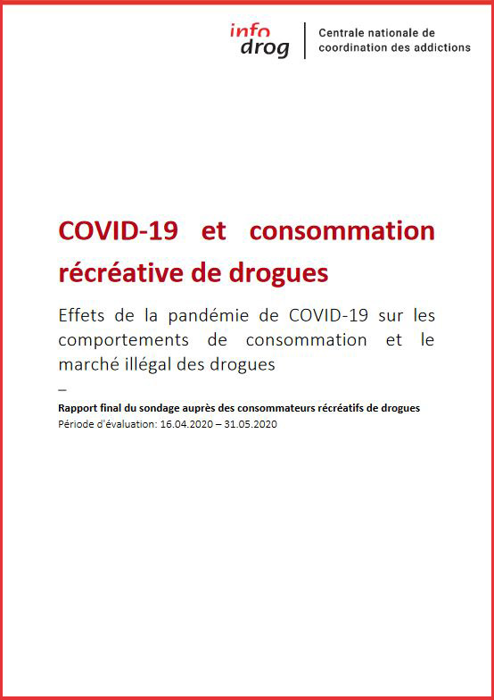 Rapport Covid19 et consommation récréative de drogues