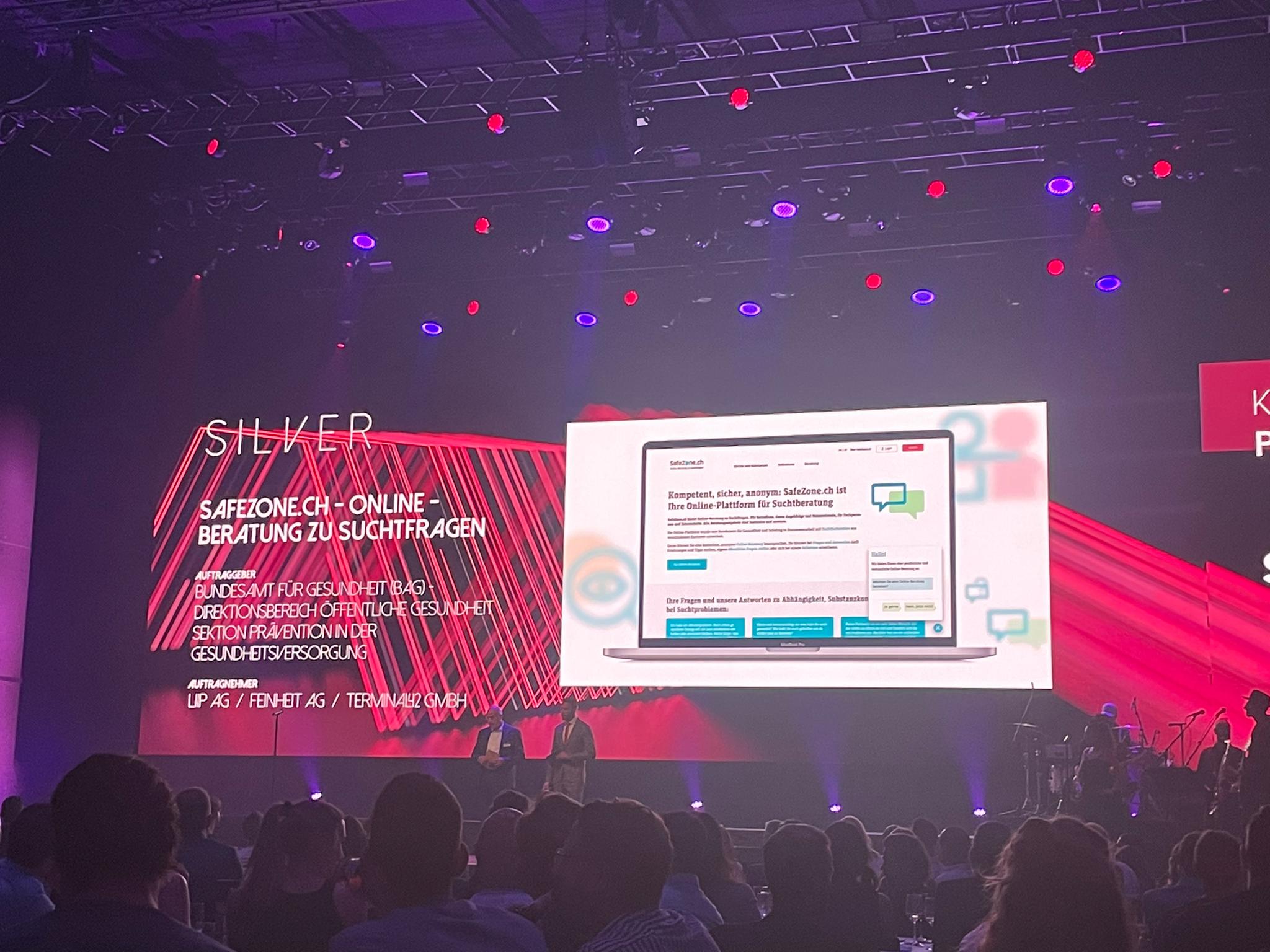 Silber für SafeZone.ch