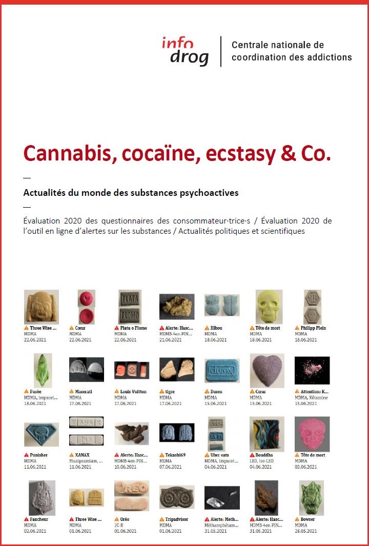 Rapport «Cannabis, cocaïne, ecstasy & Co.»