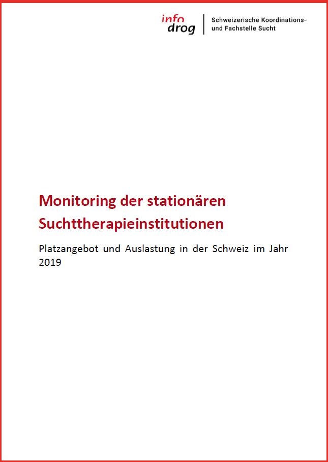 Monitoring der stationären Suchttherapieinstitutionen