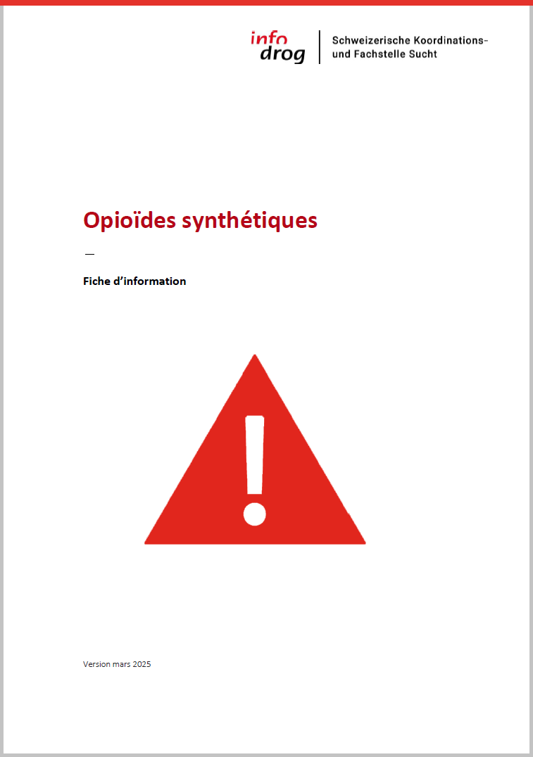 Opioïdes synthétiques – fiche d'information